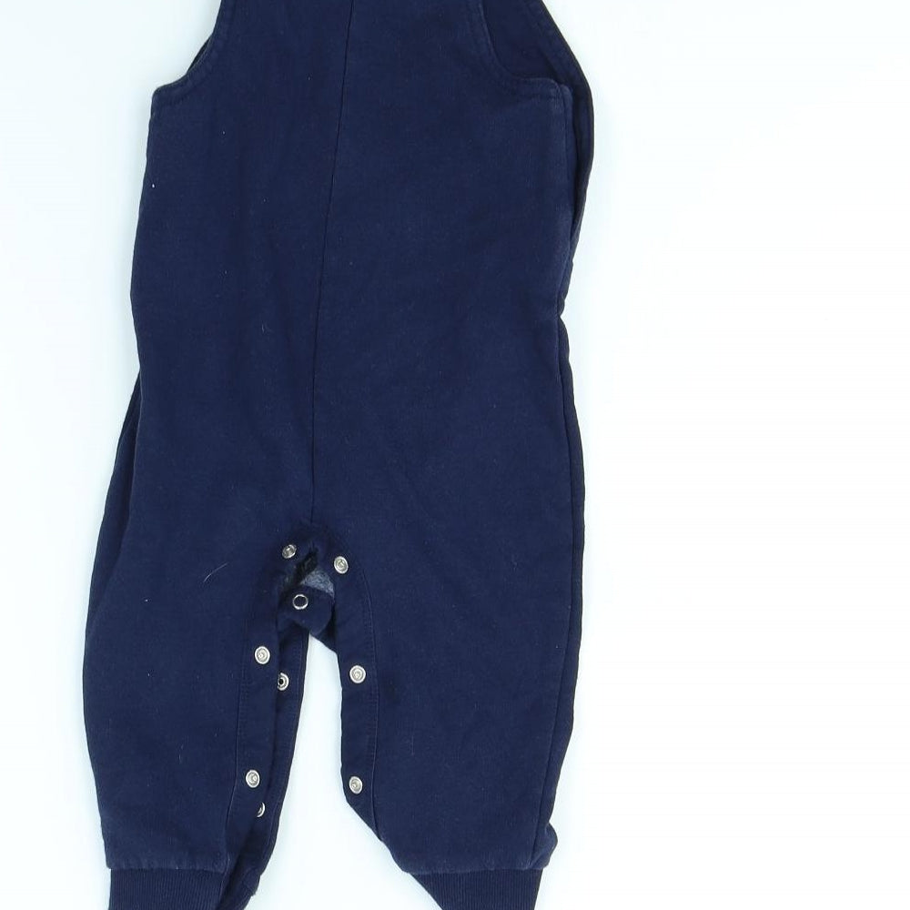 George Boys Blue   Babygrow One-Piece Size 9-12 Months  - Rocket
