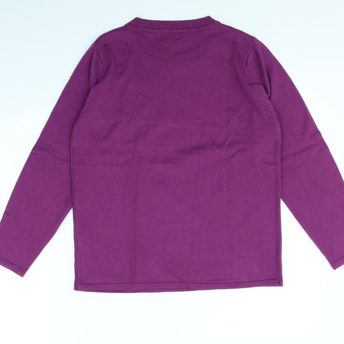 Casamia Womens Purple   Pullover Jumper Size S