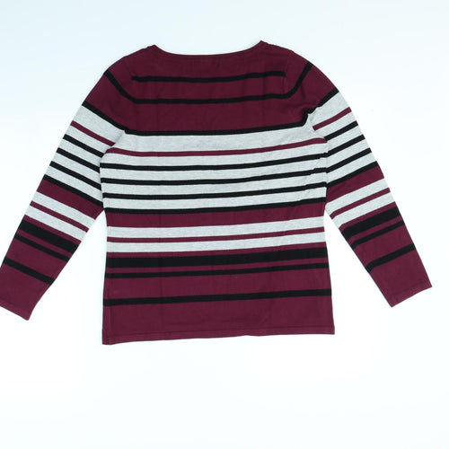 Bonmarché Womens Multicoloured Striped  Pullover Jumper Size S