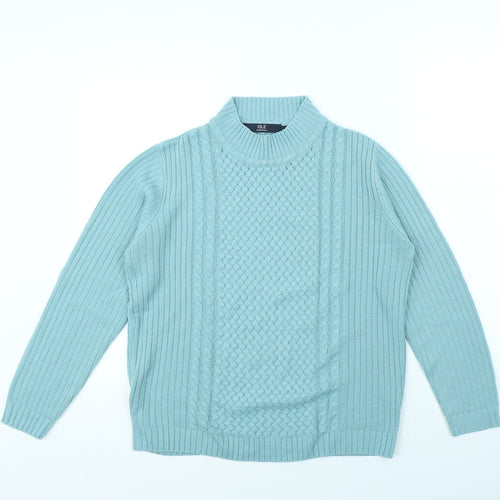 isle Womens Blue   Pullover Jumper Size M