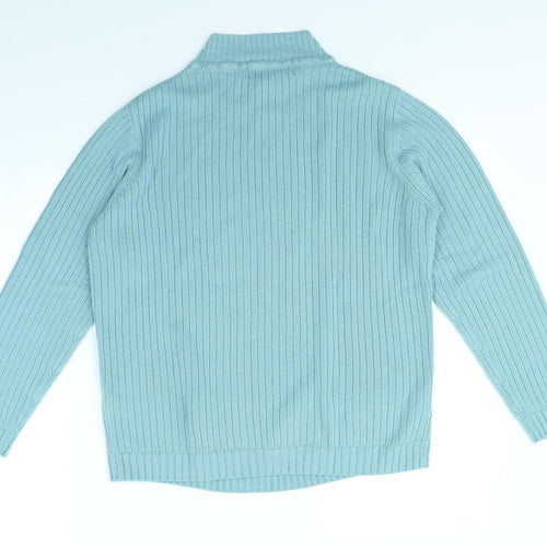 isle Womens Blue   Pullover Jumper Size M