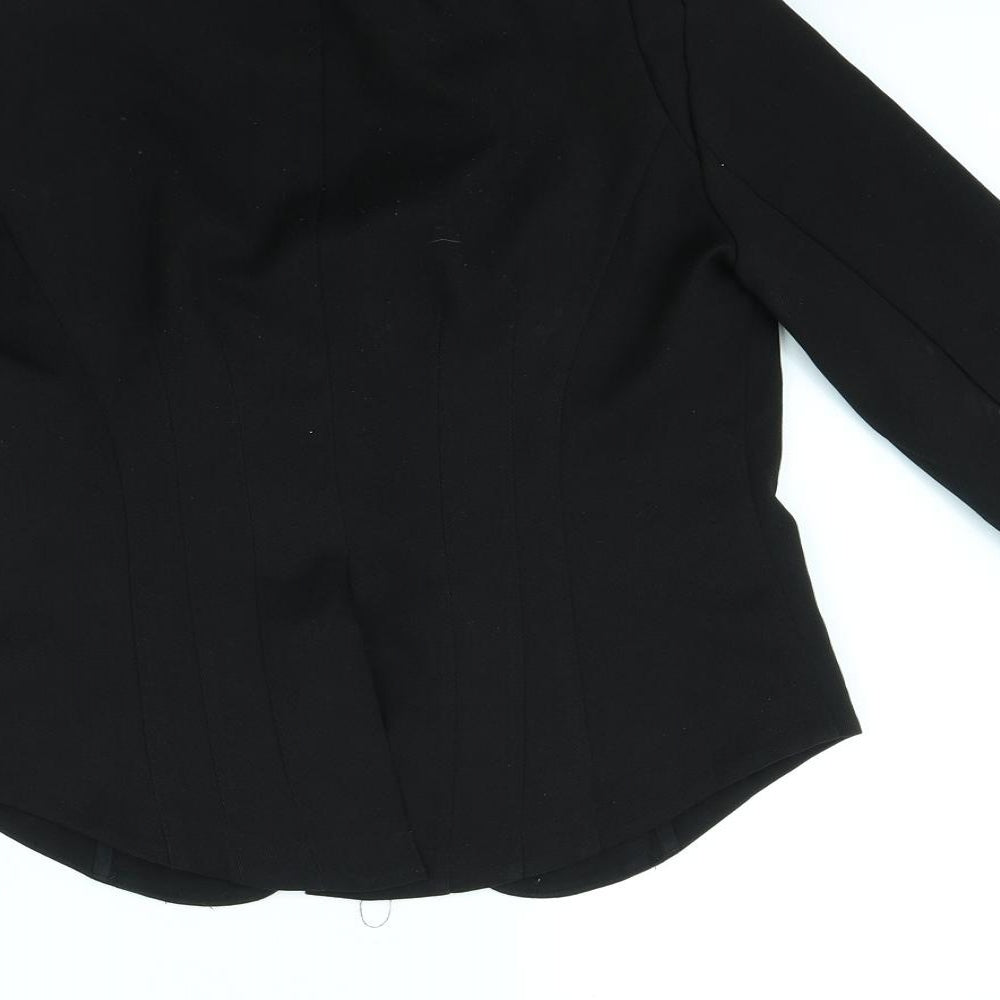 Cutie Womens Black   Jacket  Size S