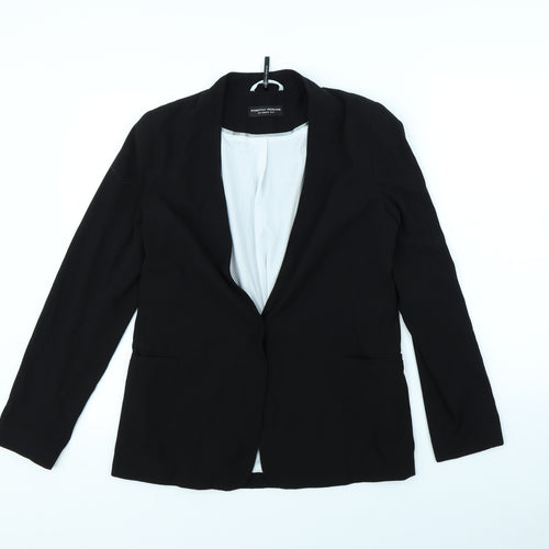 Dorothy Perkins Womens Black   Jacket  Size 10  - shoulder pads