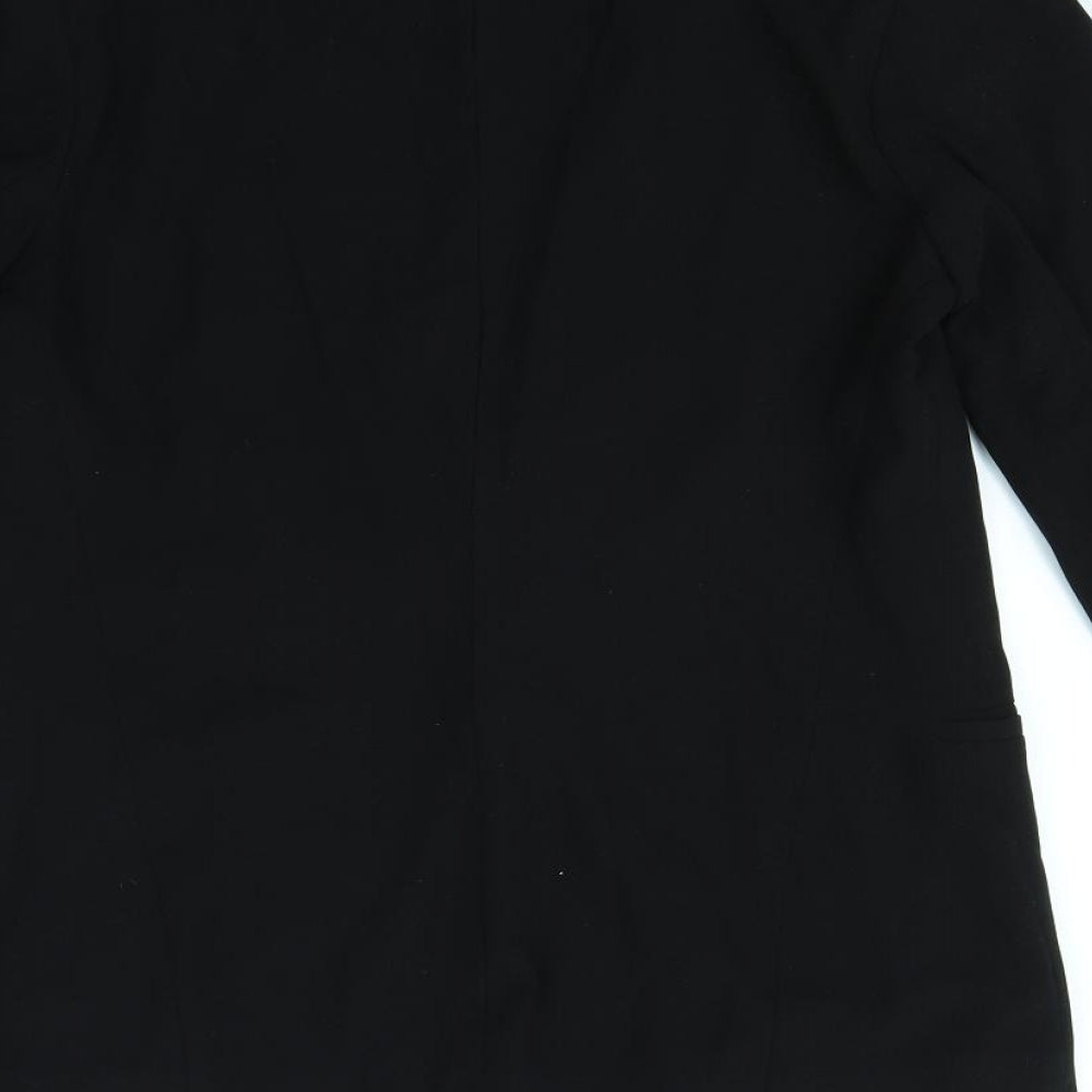 Dorothy Perkins Womens Black   Jacket  Size 10  - shoulder pads