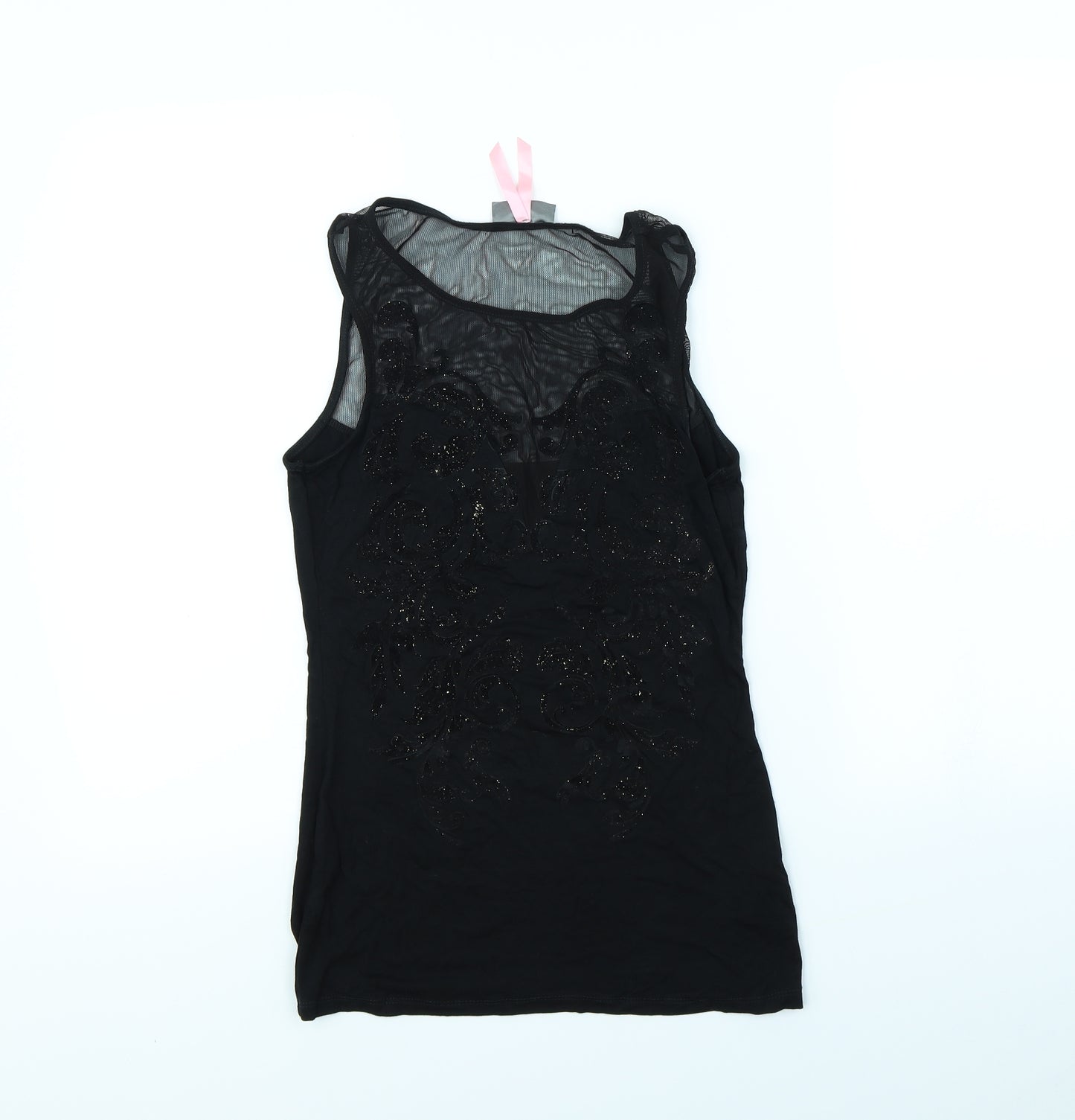 Lipsy  Womens Black   Basic Tank Size 10