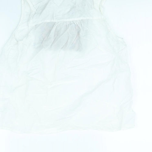 TU Womens White   Basic Tank Size 12