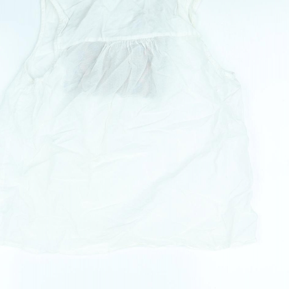TU Womens White   Basic Tank Size 12
