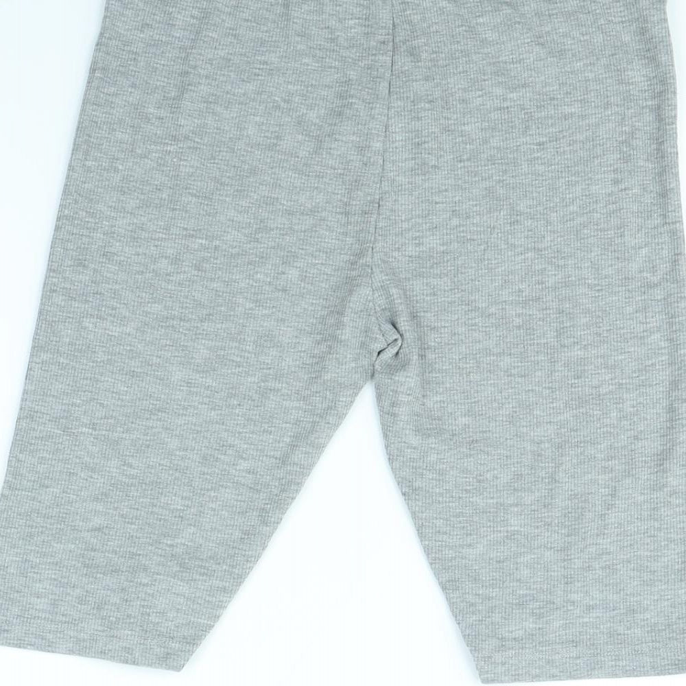 Primark Girls Grey   Cut-Off Shorts Size 12 Years