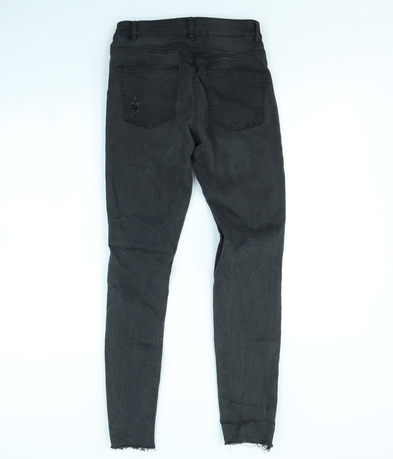 H&M Womens Black   Skinny Jeans Size 8 L29 in