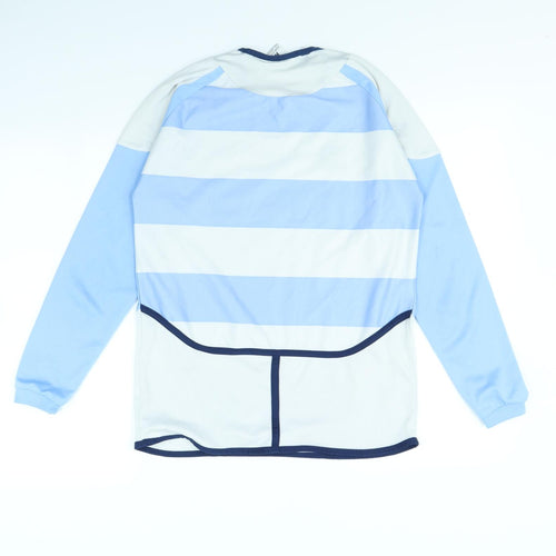 Patrick Boys Blue Striped  Basic T-Shirt Size 11-12 Years