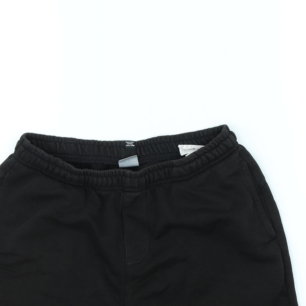 PUMA Boys Black   Sweat Shorts Size 15 Years