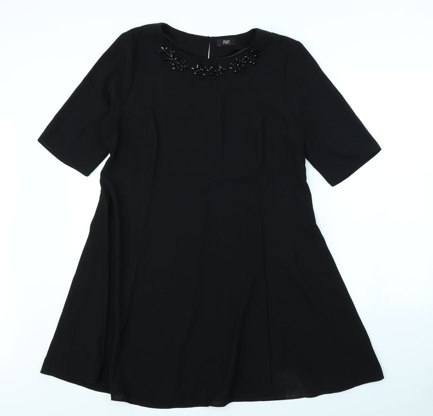 F&F Womens Black   Fit & Flare  Size 14