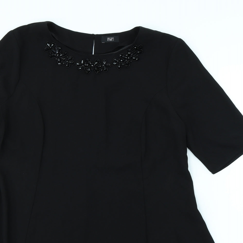 F&F Womens Black   Fit & Flare  Size 14