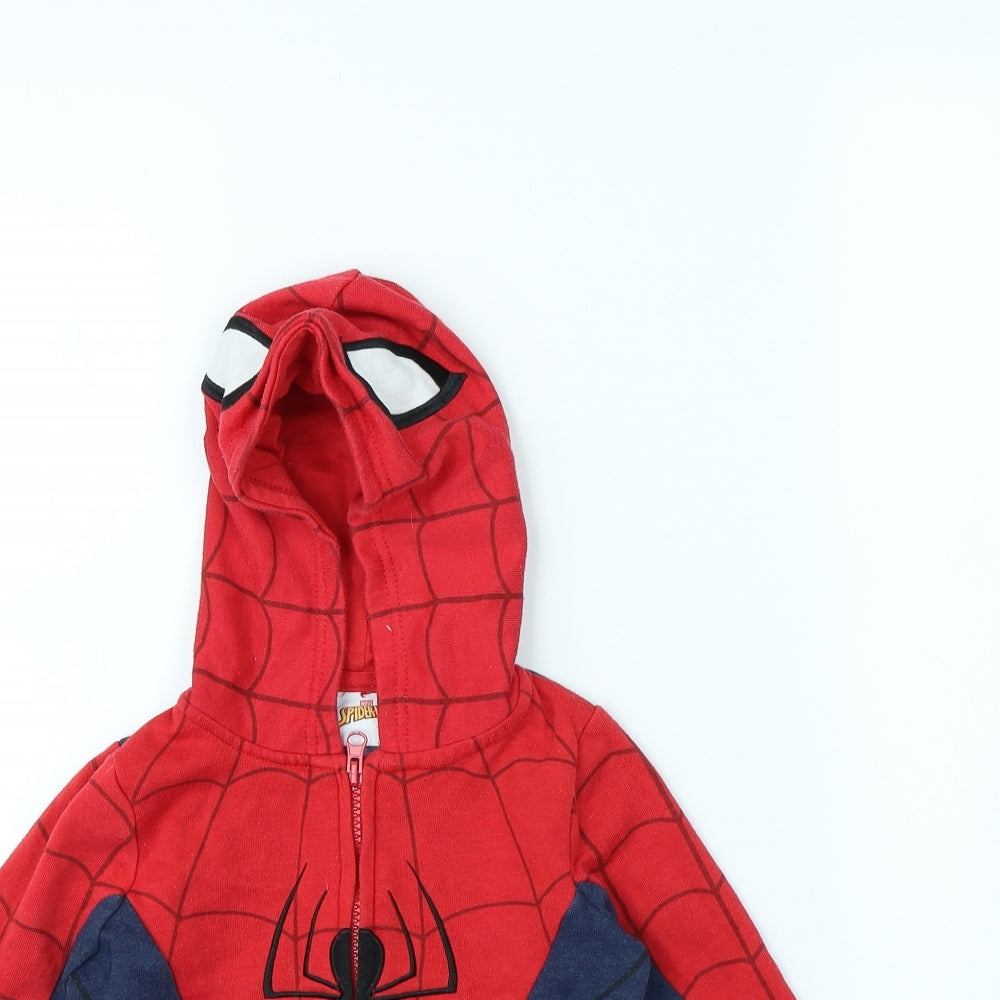 Marvel Boys Blue   Jacket  Size 4 Years  - Spider Man