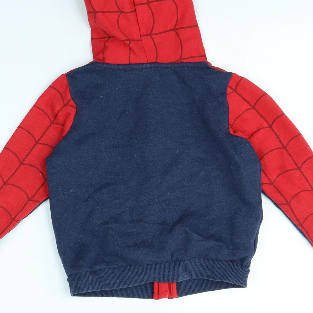 Marvel Boys Blue   Jacket  Size 4 Years  - Spider Man