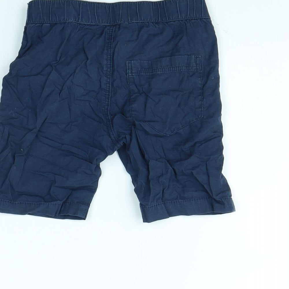 H&M Boys Blue   Chino Shorts Size 3 Years