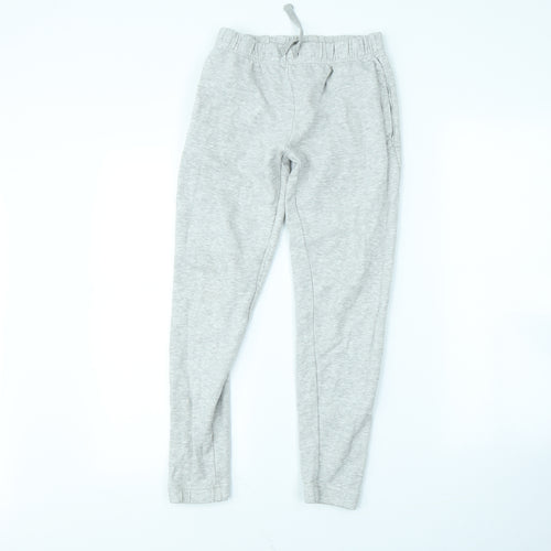 Preworn Boys Grey   Jogger Trousers Size 10 Years