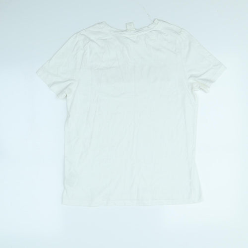 H&M Womens White   Basic T-Shirt Size S