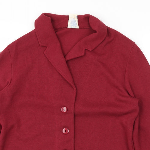 weekend Womens Red   Jacket Blazer Size S