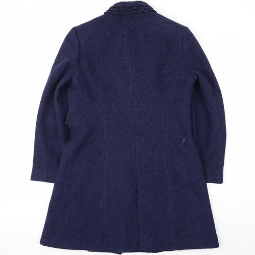 drape Womens Blue   Overcoat Coat Size 18
