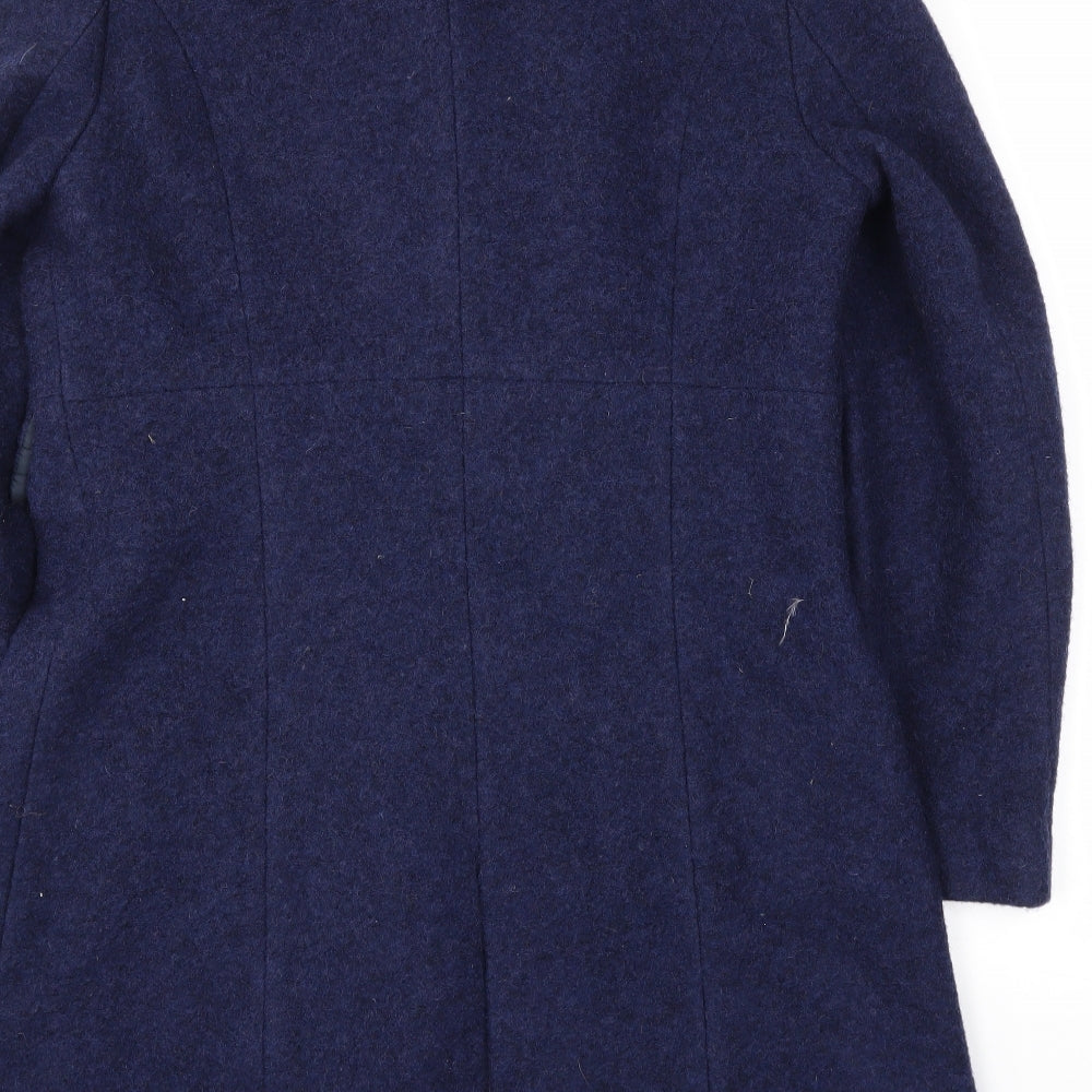 drape Womens Blue   Overcoat Coat Size 18