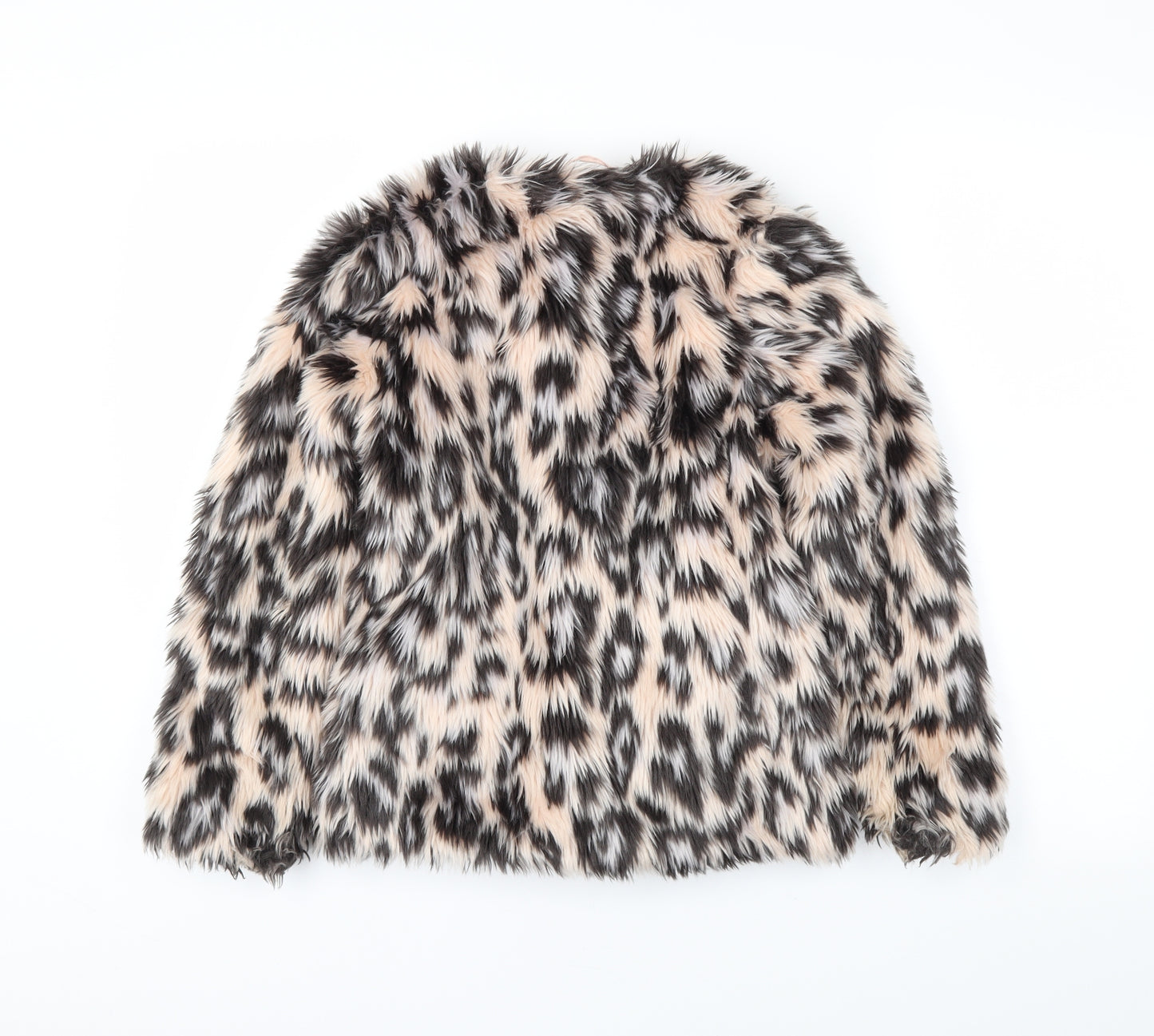 girlswear Girls Pink Animal Print  Jacket Coatigan Size 10 Years