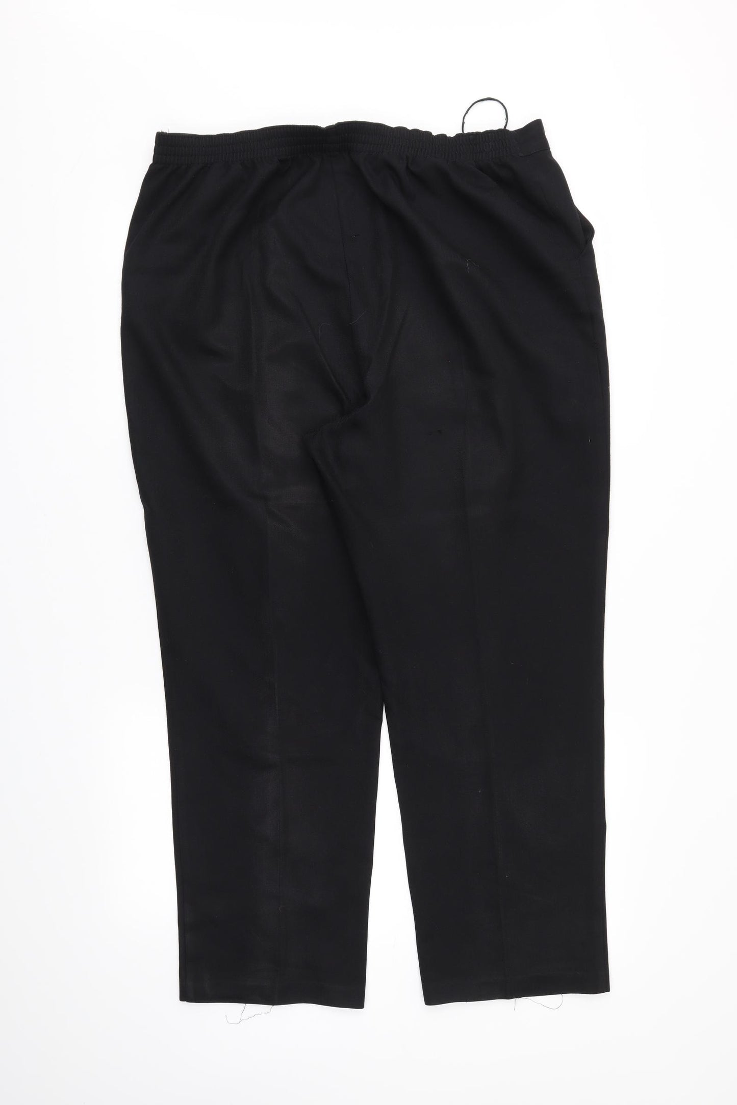 Papaya Womens Black   Trousers  Size 16 L25 in