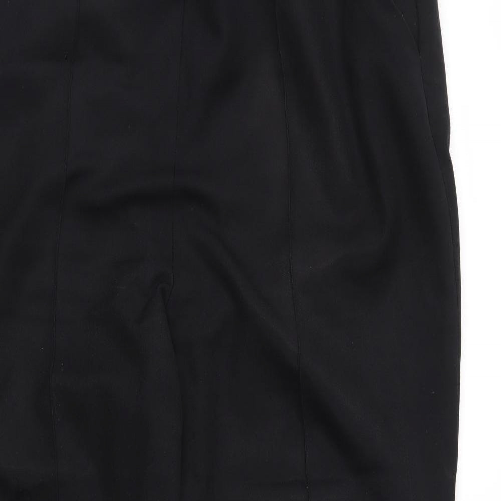 Papaya Womens Black   Trousers  Size 16 L25 in