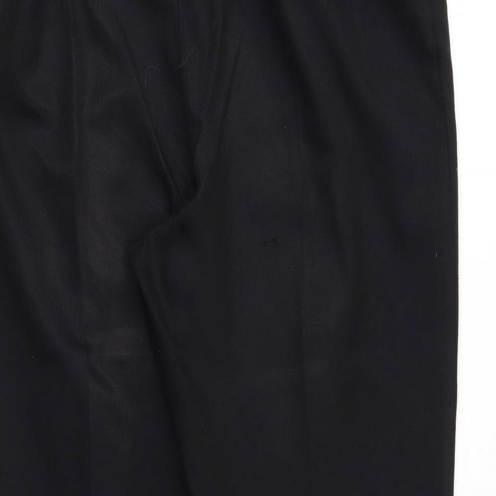 Papaya Womens Black   Trousers  Size 16 L25 in