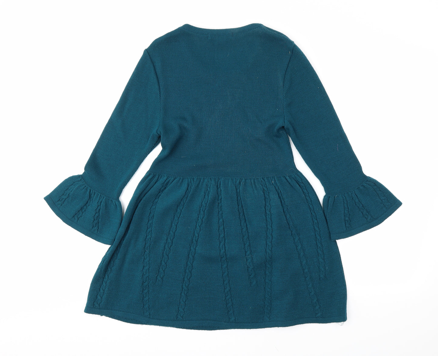 Nina Leonard Womens Green   Tunic Jumper Size L