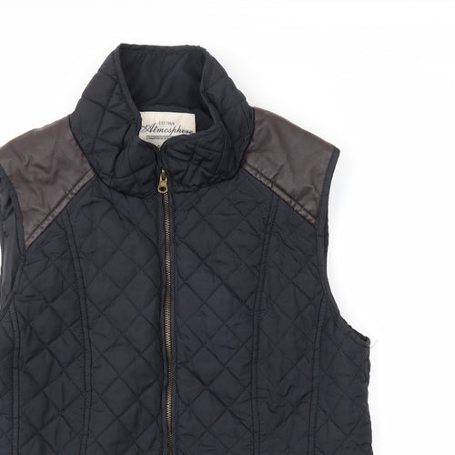 Atmosphere Womens Black   Gilet Coat Size 18