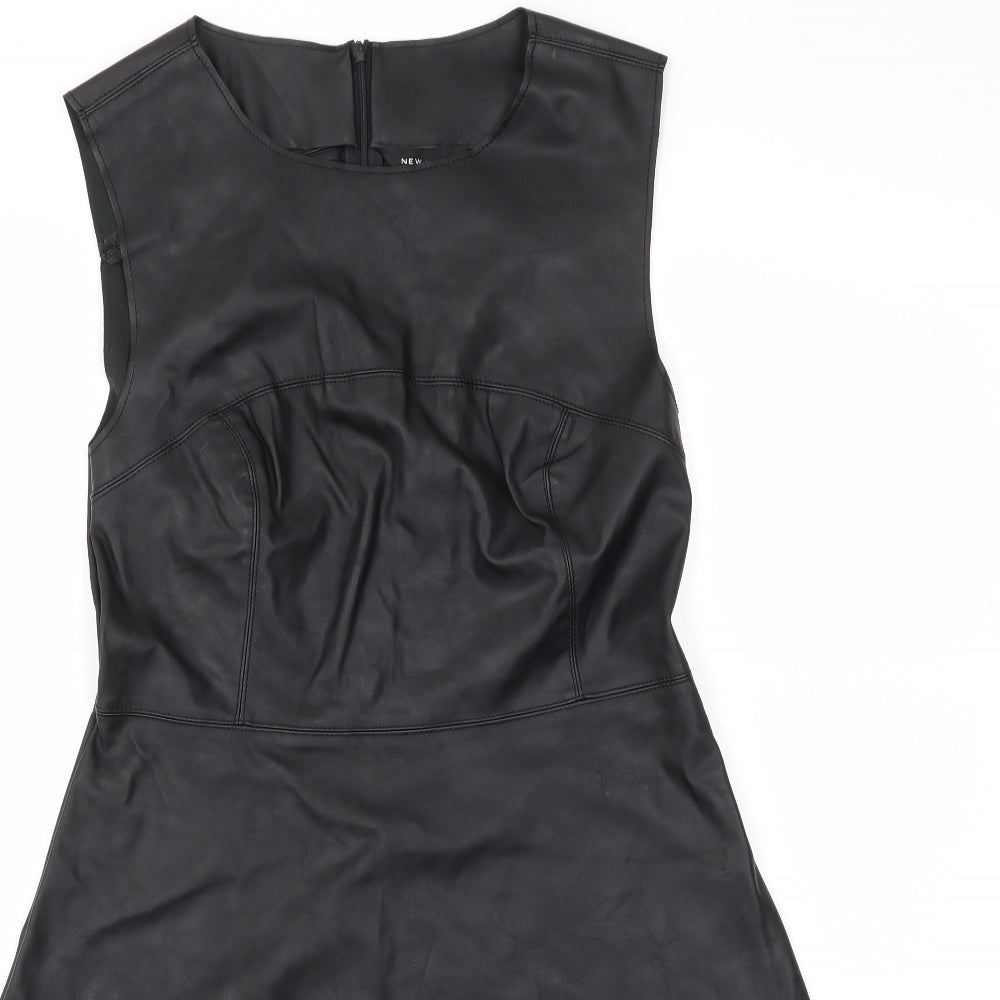 newlook Womens Black   Skater Dress  Size 12