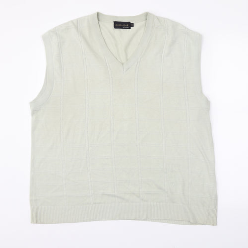 winterbeck Mens Green   Vest Jumper Size XL