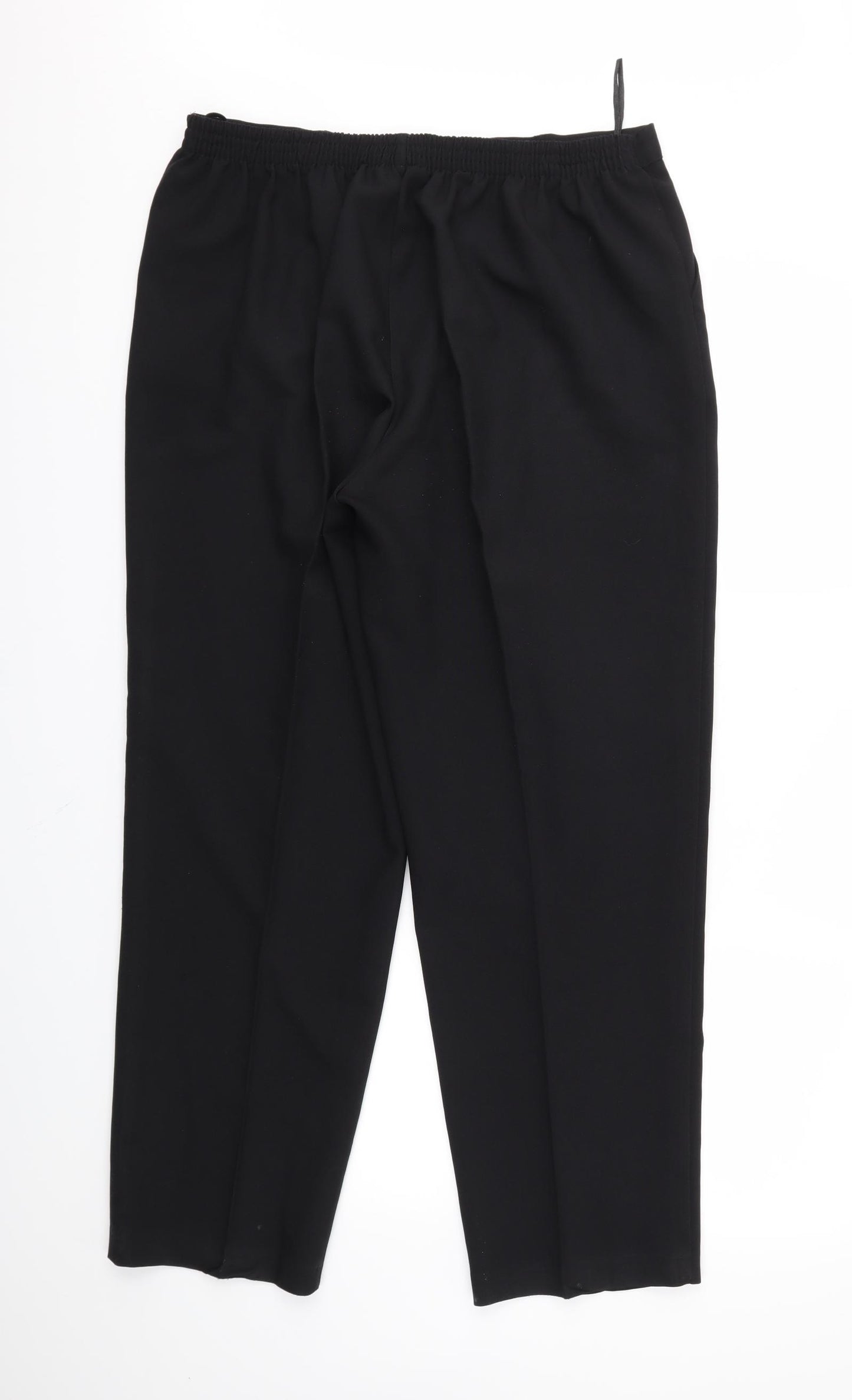 Preworn Womens Black   Trousers  Size 34 in L28 in