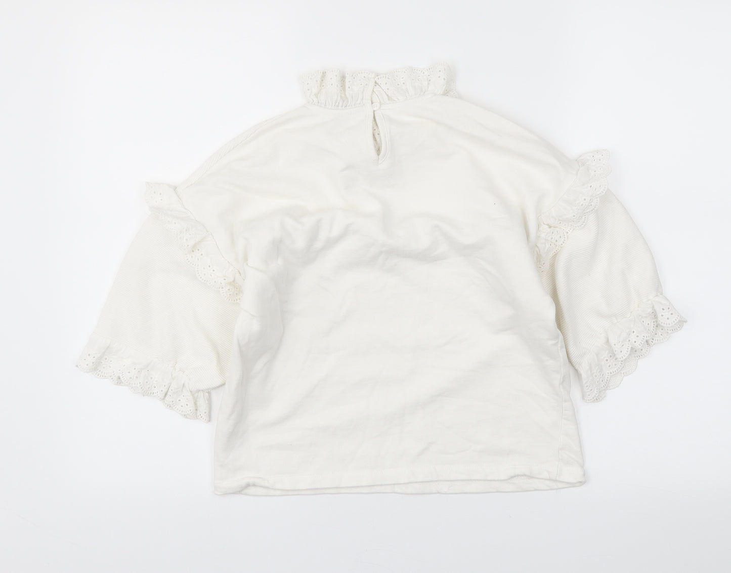 Very Girls White   Basic T-Shirt Size 12 Years