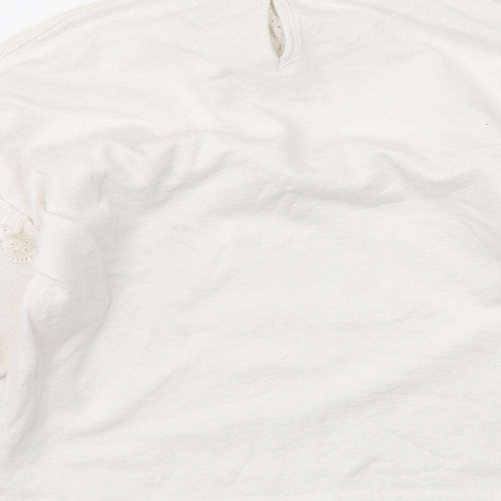 Very Girls White   Basic T-Shirt Size 12 Years