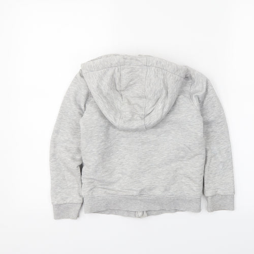 the authentic originals Girls Grey   Full Zip Hoodie Size 6-7 Years