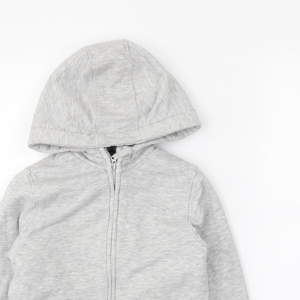 the authentic originals Girls Grey   Full Zip Hoodie Size 6-7 Years
