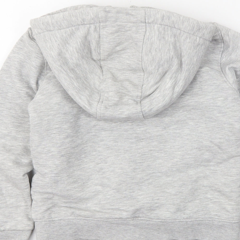 the authentic originals Girls Grey   Full Zip Hoodie Size 6-7 Years