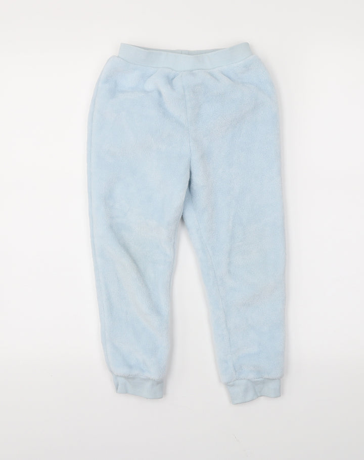NEXT Girls Blue Solid Capri Pyjama Pants Size 5-6 Years