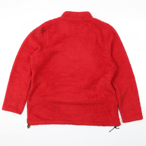 Alice Womens Red   Henley Jumper Size 16