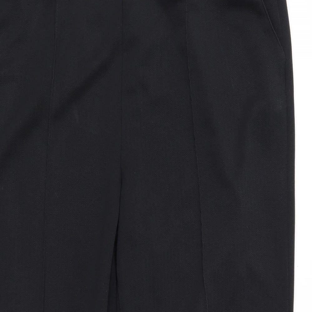 BM Womens Black   Trousers  Size 18 L25 in