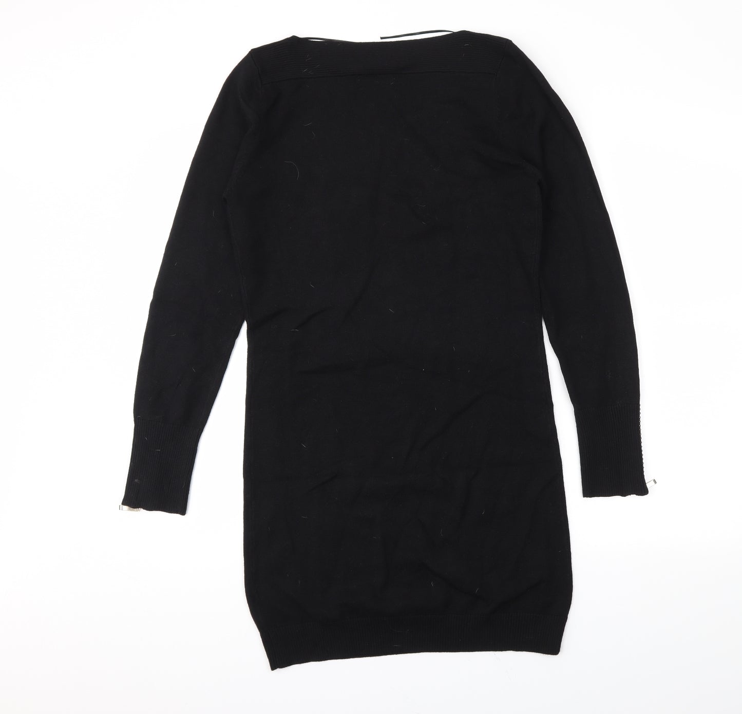Quiz Womens Black   Tunic Jumper Size M