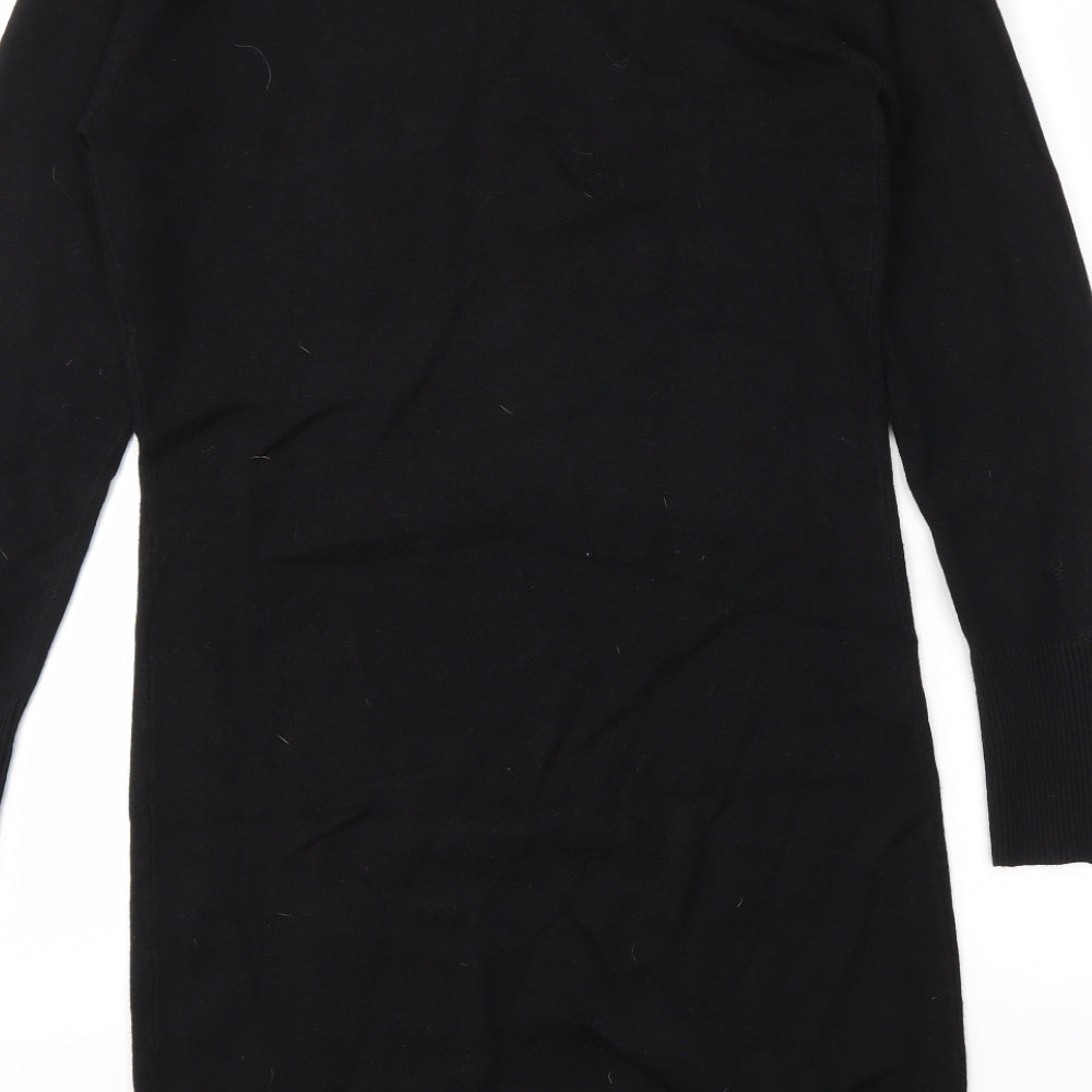 Quiz Womens Black   Tunic Jumper Size M