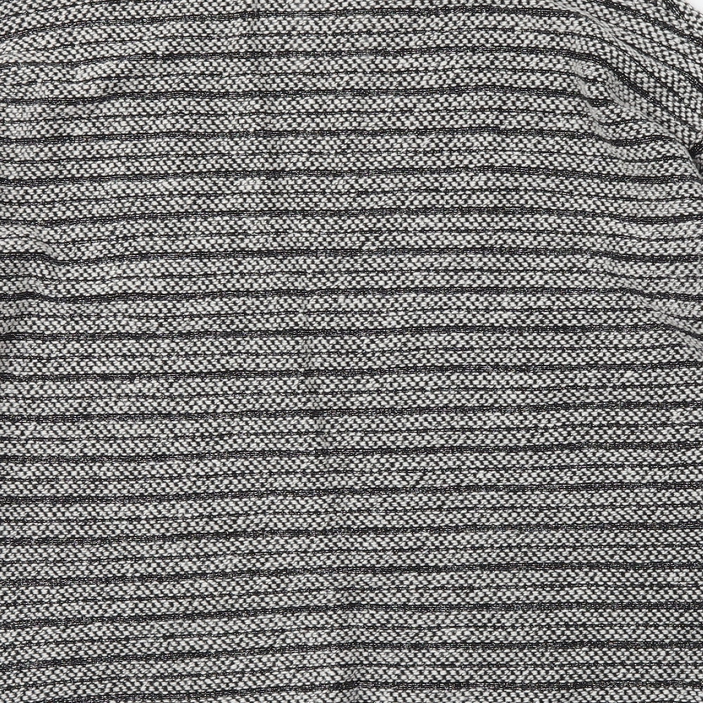 George Womens Grey Striped  Pullover Jumper Size 16