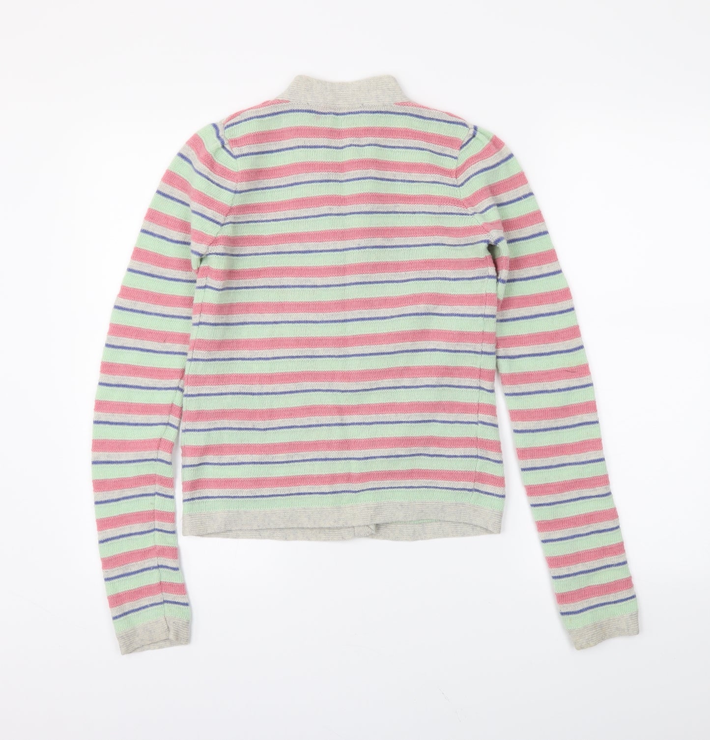 French Connection Womens Pink Striped  Cape Jumper Size S