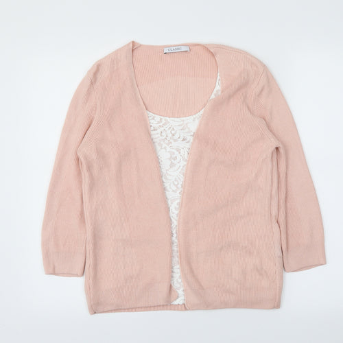 M&S Womens Pink   Pullover Jumper Size 12