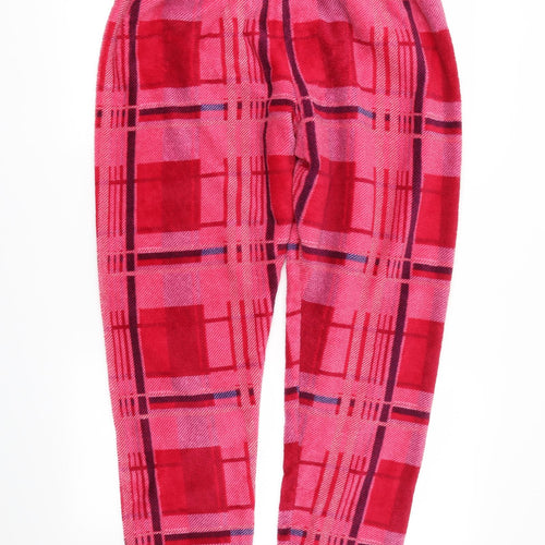 Preworn Womens Pink Plaid  Capri One Piece Size L