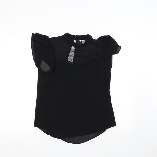 H&M Womens Black   Basic T-Shirt Size 8
