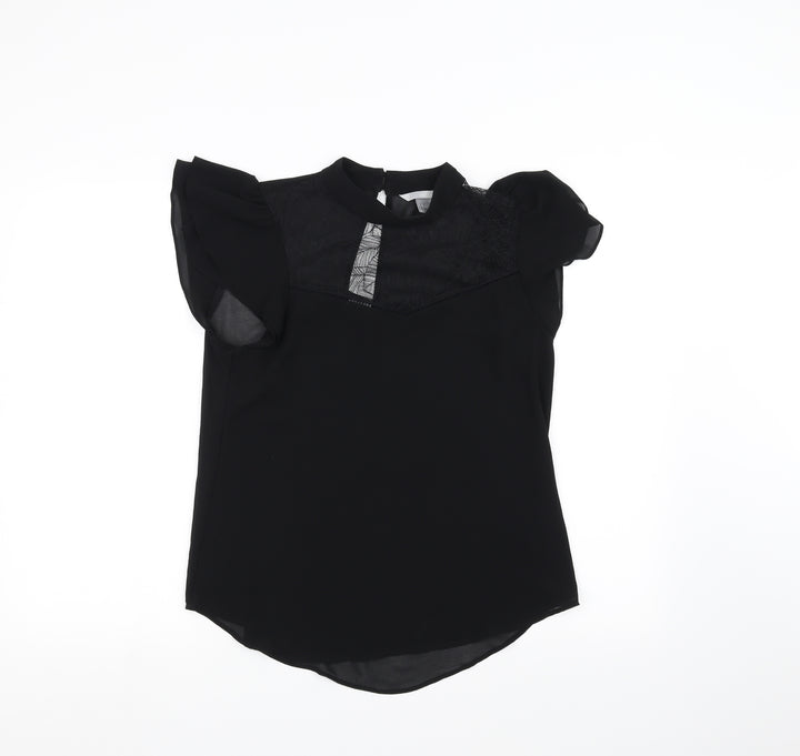 H&M Womens Black   Basic T-Shirt Size 8